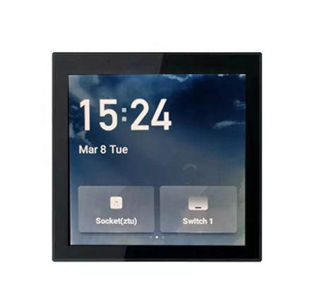 صفحه نمایش مرکز کنترل هوشمند Glomarket Tuya 4 اینچی صفحه نمایش Smart Zigbee Gateway پنل کنترل درون دیواری برای سیستم خانه هوشمند