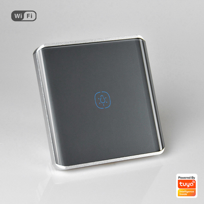 سوئیچ وای فای سطح خمیده Glomarket 1 Gang Tuya سوئیچ دیواری لمسی هوشمند Wifi