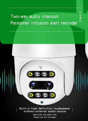 Glomarket وای فای امنیتی دوربین آلارم تشخیص حرکت ویدئویی دوربین ضد آب بی سیم در فضای باز