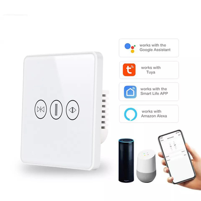 سوئیچ پرده هوشمند WiFi/Zigbee کنترل صوتی سوئیچ صفحه لمسی دستیار Google