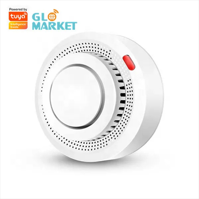 Glomarket Tuya Smart WiFi Detector App Control Remote Alarm Notification SMS 80 DB Alarm Sensor Smoke Sensor