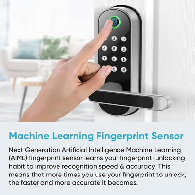 قفل درب اثر انگشتی ضد آب Tuya Wifi Remote Control Code Smart