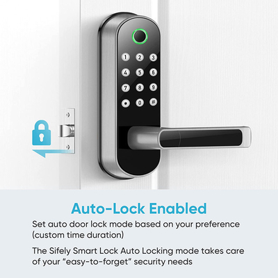 قفل درب اثر انگشتی ضد آب Tuya Wifi Remote Control Code Smart