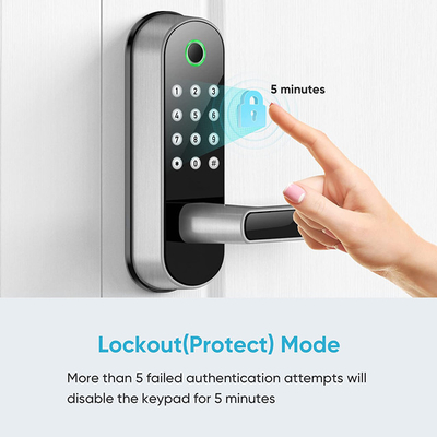 قفل درب اثر انگشتی ضد آب Tuya Wifi Remote Control Code Smart