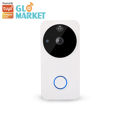 Glomarket Tuya 1080P وایرلس با باتری مجهز به دوربین زنگ در هوشمند از راه دور مشاهده ویدیوی Wifi
