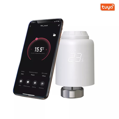 دریچه محرک رادیاتور Wifi / ترموستات هوشمند Zigbee Alexa / Google Voice Control
