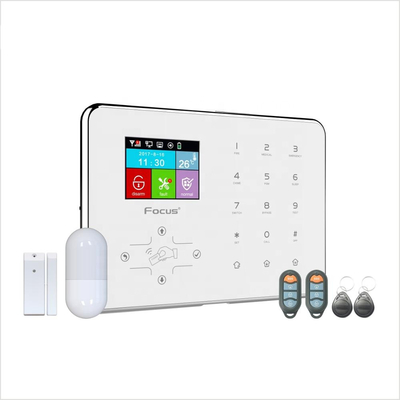 WIFI + GSM / GPRS سیستم زنگ هشدار خانه GSM سنسور NTC سیستم های هشدار امنیتی خانه