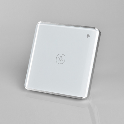 سوئیچ وای فای سطح خمیده Glomarket 1 Gang Tuya سوئیچ دیواری لمسی هوشمند Wifi