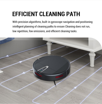 جاروبرقی ربات هوشمند Glomarket ربات جاروبرقی مکنده Tuya Wifi House Cleaner with Wifi Laser Navigation 2000PA Suction Vacuum Robot