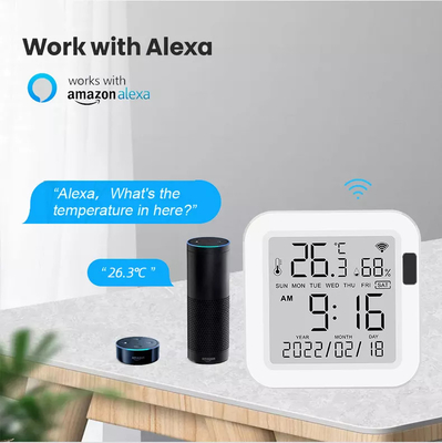 سنسور رطوبت هوشمند دماسنج خانگی Glomarket Tuya Wifi آشکارساز رطوبت سنج بی سیم