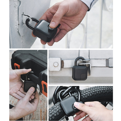 قفل هوشمند آلیاژ روی Tuya قفل اثرانگشت شارژ USB برای کابینت درب کیف