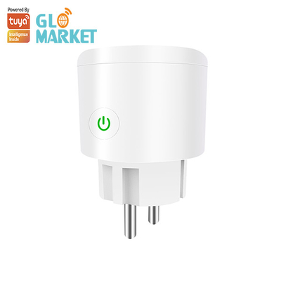 Glomarket Tuya Wifi EU Smart Plug کنترل صدای بی سیم با Google Alexa کار می کند