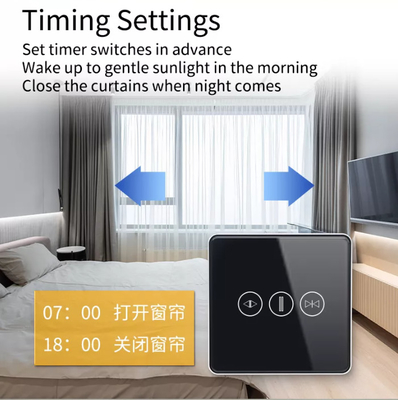 سوئیچ پرده هوشمند WiFi/Zigbee کنترل صوتی سوئیچ صفحه لمسی دستیار Google