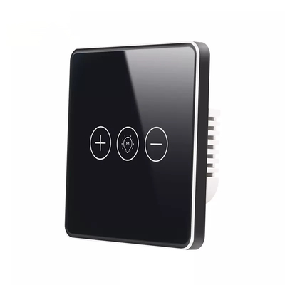 ریموت کنترل صوتی پنل شیشه ای سوئیچ دیمر هوشمند Glomarket Tuya Wifi