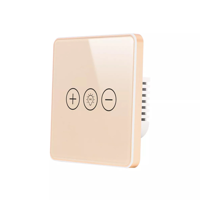 پنل شیشه ای کنترل از راه دور صدای سوئیچ دیمر هوشمند Glomarket Tuya Wifi