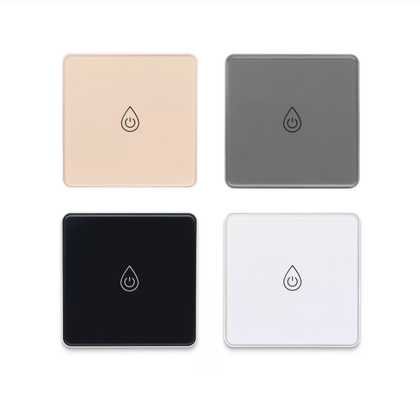 سوئیچ آبگرمکن هوشمند Wifi Tuya Glomarket صفحه لمسی شیشه ای استاندارد اتحادیه اروپا