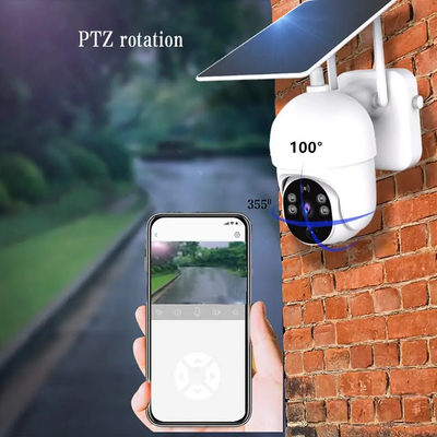دوربین هوشمند برق خورشیدی Tuya 1080P HD دو طرفه صدای دو طرفه دوربین تشخیص حرکت PIR