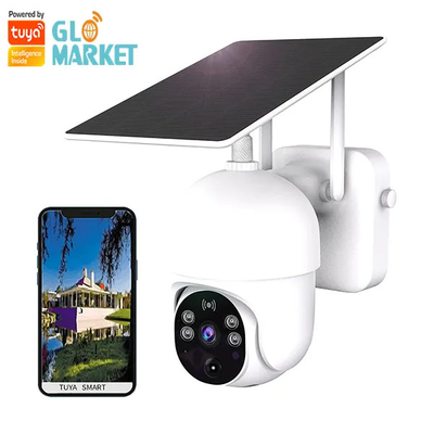 دوربین هوشمند برق خورشیدی Tuya 1080P HD دو طرفه صدای دو طرفه دوربین تشخیص حرکت PIR