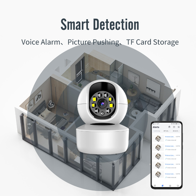 دوربین مداربسته IP Wifi Smart Tuya 5G دوربین مداربسته بی‌سیم داخلی ردیابی خودکار