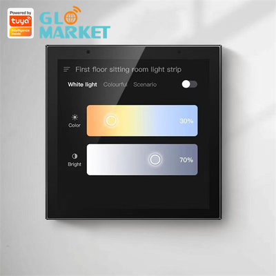 کنترل پنل هوشمند Wifi کنترل از راه دور IR Tuya Zigbee Gateway 4 اینچی