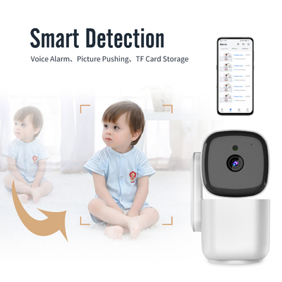 دوربین هوشمند Wifi 2.4G 5G داخلی دید در شب یک طرفه دوربین امنیتی خانه هوشمند اینترکام