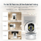 Glomarket Smart Home Wifi 1080p Wireless Ip Camera Indoor 2.4G/5G Network Tuya with Motion Detection Camera Smart