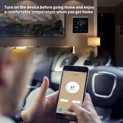 ترموستات هوشمند قابل برنامه ریزی Tuya Wifi برای گرمایش دیگ گازی کف آب برقی