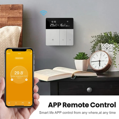 برنامه کنترل ترموستات بی سیم Wifi دیجیتال هوشمند خانه هوشمند برای گرمایش دیگ