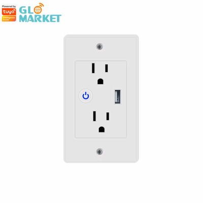 سوکت برقی هوشمند پریز برق وای فای تویا 2.4 گیگاهرتز با 1 پورت USB