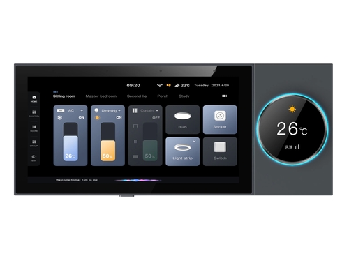 مرکز کنترل خانه هوشمند Glomarket صفحه نمایش لمسی 6 اینچی Tuya Zigbee Gateway