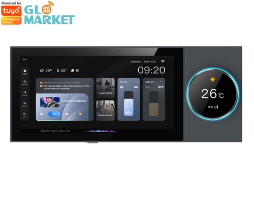 مرکز کنترل خانه هوشمند Glomarket صفحه نمایش لمسی 6 اینچی Tuya Zigbee Gateway