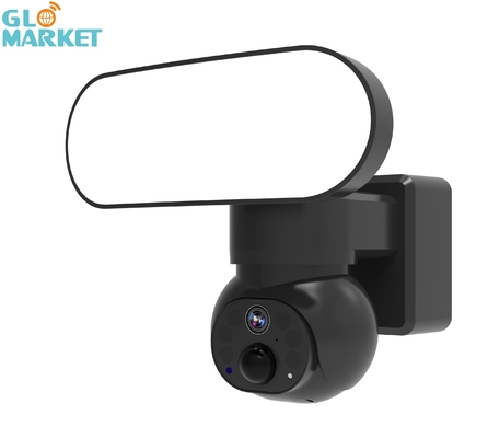 دوربین هوشمند Floodlight Wifi 4G Solar Security دوربین 3 مگاپیکسلی ردیابی حرکت دو طرفه صوتی