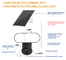Glomarket Smart Floodlight وای فای دوربین 4G امنیت خورشیدی 3 مگاپیکسل ردیابی حرکت آژیر داخلی دوربین صوتی دو طرفه