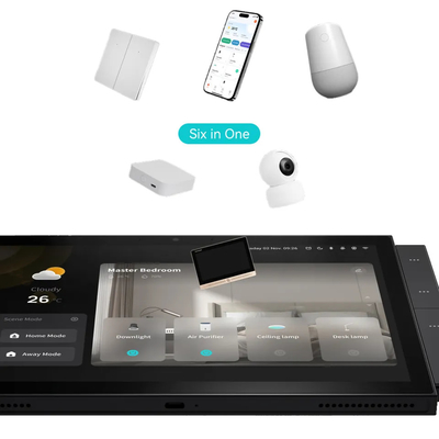 پنل کنترل صفحه لمسی خانه هوشمند USB FHD ساخته شده در Zigbee Ble Gateway