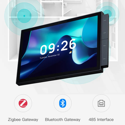 پنل کنترل صفحه لمسی خانه هوشمند USB FHD ساخته شده در Zigbee Ble Gateway