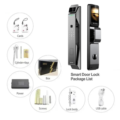 گلومارکت تویا امنیت کاملا اتوماتیک قفل هوشمند قفل تشخیص چهره 3d