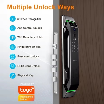 گلومارکت شناسايي چهره 3D اثر انگشت تويا Wifi قفل هوشمند ديجيتالي