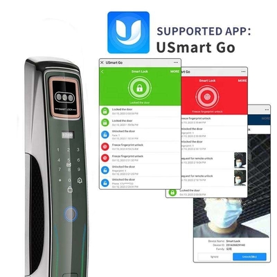 3D تشخیص چهره قفل هوشمند Usmart Go APP مدیریت هوشمند