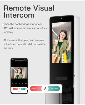 3D تشخیص چهره قفل هوشمند Usmart Go APP مدیریت هوشمند