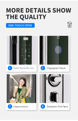 3D تشخیص چهره قفل هوشمند Usmart Go APP مدیریت هوشمند
