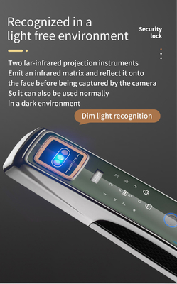 3D تشخیص چهره قفل هوشمند Usmart Go APP مدیریت هوشمند