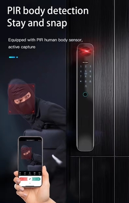 قفل درب با شناسايي چهره با کیفیت بالا از 6 روش باز کردن پشتیبانی می کند