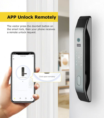 گلومارکت تویا Smart 3D Face اپلیکیشن قفل درب کاملا اتوماتیک از راه دور باز کردن قفل اثر انگشت هوشمند قفل درب هوشمند برای خانه هوشمند