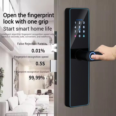 گلومارکت هوشمند سرادورا Fechadura دیجیتال Tuya Ttlock قفل کارت rfid رمز عبور اثر انگشت قفل درب هوشمند