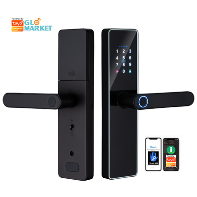 گلومارکت هوشمند سرادورا Fechadura دیجیتال Tuya Ttlock قفل کارت rfid رمز عبور اثر انگشت قفل درب هوشمند