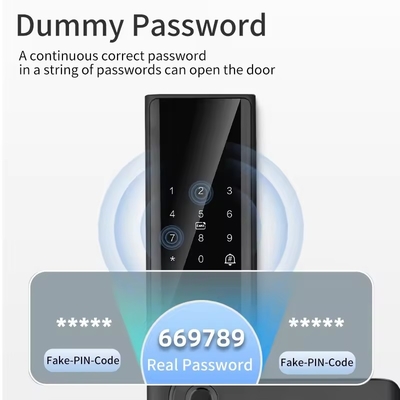 گلومارکت تویا Smart WiFi کد قفل درب دیجیتال RFID IC Card اپلیکیشن تلفن هوشمند باز کردن قفل هوشمند اثر انگشت بیومتریک