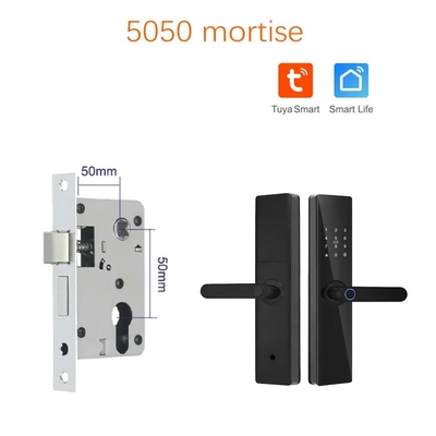 گلومارکت تویا TTlock اثر انگشت رمز عبور دیجیتالی آپارتمان اتاق خانه Cerraduras Inteligentes امنیت قفل درب چوبی هوشمند