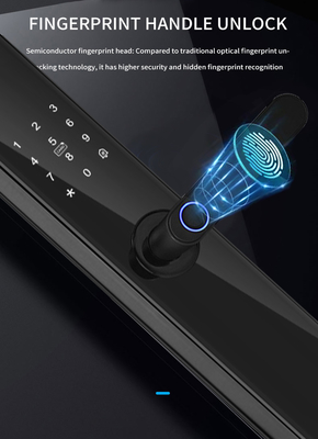 گلومارکت تویا TTlock اثر انگشت رمز عبور دیجیتالی آپارتمان اتاق خانه Cerraduras Inteligentes امنیت قفل درب چوبی هوشمند