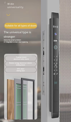 گلومارکت اتوماتیک 3d Face Smart Lock با دوربین امنیتی اثر انگشت بیومتریک درب کشویی Tuya Smart Door Lock