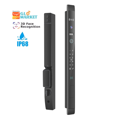 گلومارکت اتوماتیک 3d Face Smart Lock با دوربین امنیتی اثر انگشت بیومتریک درب کشویی Tuya Smart Door Lock